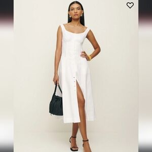 Reformation Louisa Linen Dress